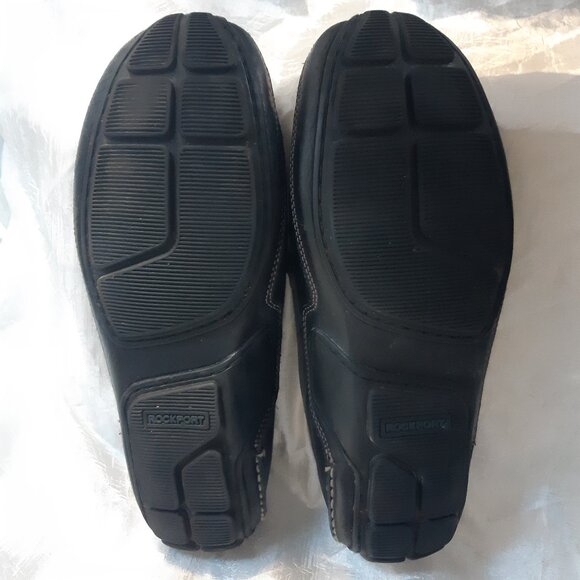 Rockport SZ 9M Black Loafer Rubber Sole - Picture 7 of 11